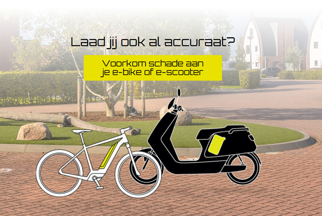 afbeelding van een elektrische fiets en elektrische scooter.